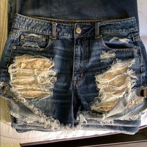 AE Denim shorts